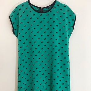 Shift dress with horses on it